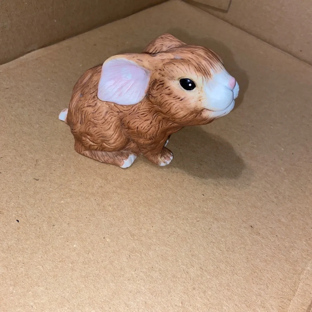 Porcelain Rabbit The Snuggle Babies Sculpture Collection 1988 River Shore